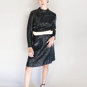 Anne Fogarty Sequin Cocktail Dress image 1