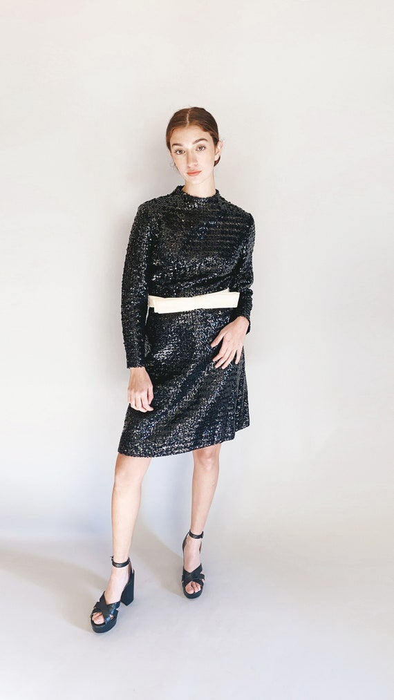 Anne Fogarty Sequin Cocktail Dress - image 1