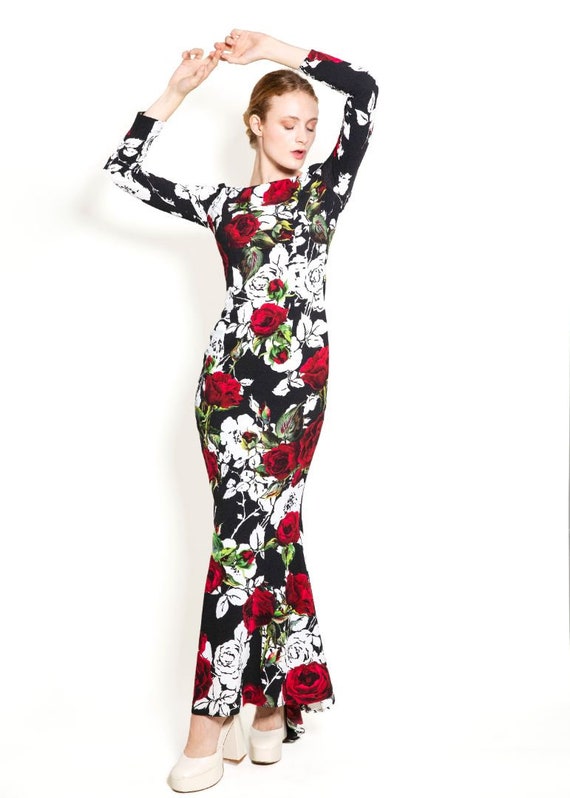 Dolce & Gabbana Fall 2015 L/S Floral Dress - image 8