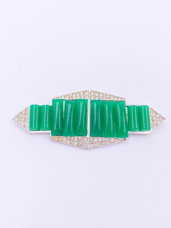 Kenneth Jay Lane Art Deco Style Brooch