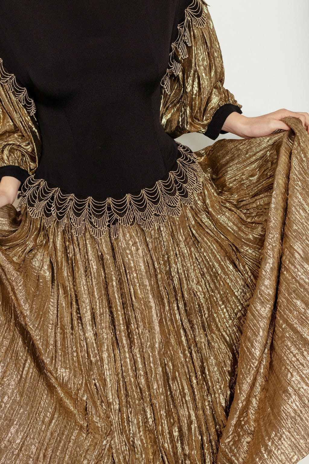 ワンピース CHLOE DRESSES BLACK GOLD Chloe Black/liquid Gold Dress - Etsy