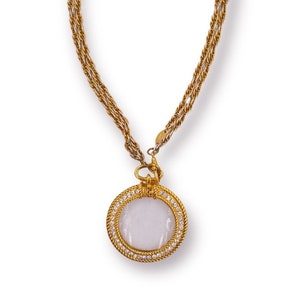 Chanel 1984 Magnifying glass necklace