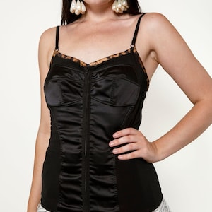 Dolce & Gabbana Blk Satin Bustier