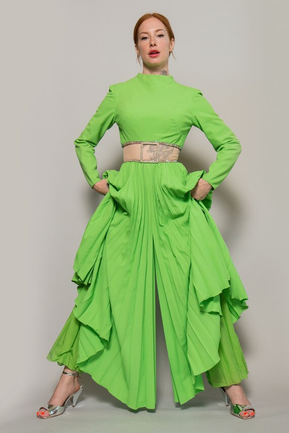 jumpsuit with pleated trousers