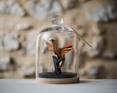 Origami Sculpture Dragon. Game of Thrones Ornament. Paper Anniversary Gift for Him. Medieval. Copper Decoration. Taxidermy. Throne of glass