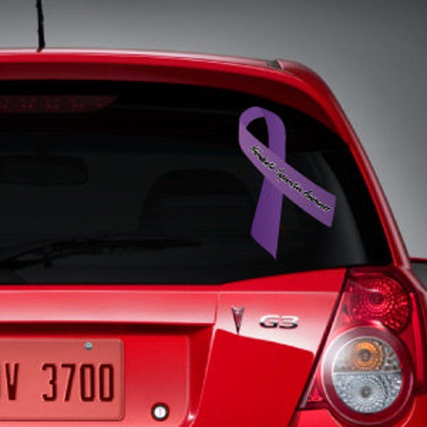 Hidradenitis Suppurativa Awareness Ribbon  Vinyl Wall Decal or Car Sticker