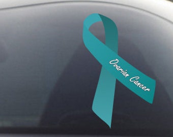 Ovarian Cancer Vinyl Wall Decal or Car Sticker