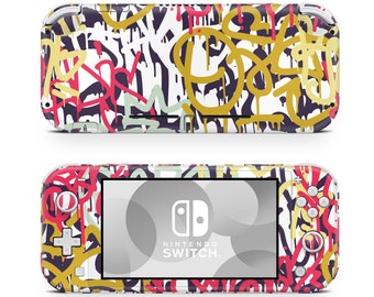 Graffiti Urban Upbeat Scrawl Nintendo Switch Lite Wrap Skin