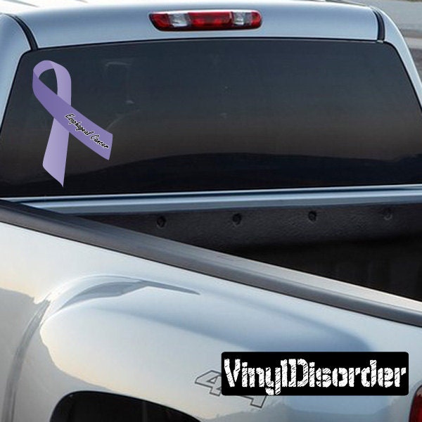 Esophageal Cancer Vinyl Wall Decal or Car Sticker