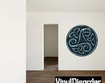 Occult Pentagram Wall Decal - Tessuto da parete - Decalcomania vinilica - Rimovibile e riutilizzabile - OccultPentagramUScolor006ET