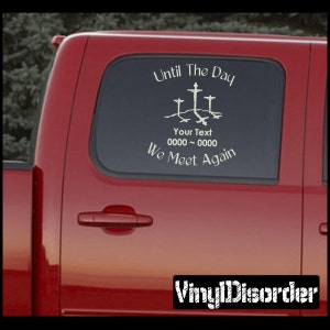 Cross11 In Loving Memory Adesivi adesivi per auto o vinile da parete - ilmcross11ET
