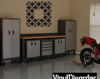 Diamond Wall Pattern Vinyl Wall Decal Or Car Sticker - Mvd021ET