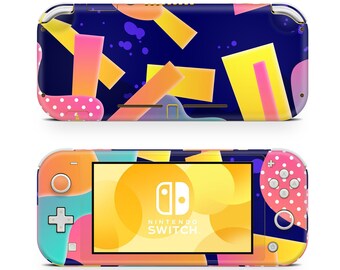 Groovy Formen Memphis Nintendo Switch Lite Wrap Skin