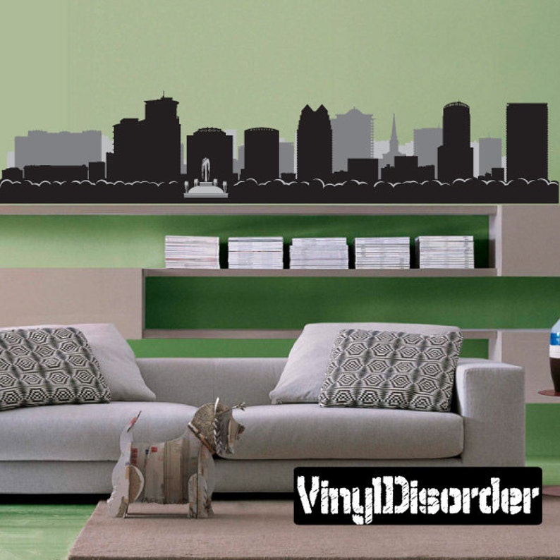 Orlando Florida Skyline Vinyl Wall Decal or Car Sticker Etsy