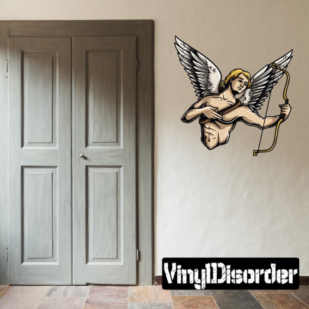 Greek God Wall Decal Wall Fabric Vinyl Decal Removable and Reusable