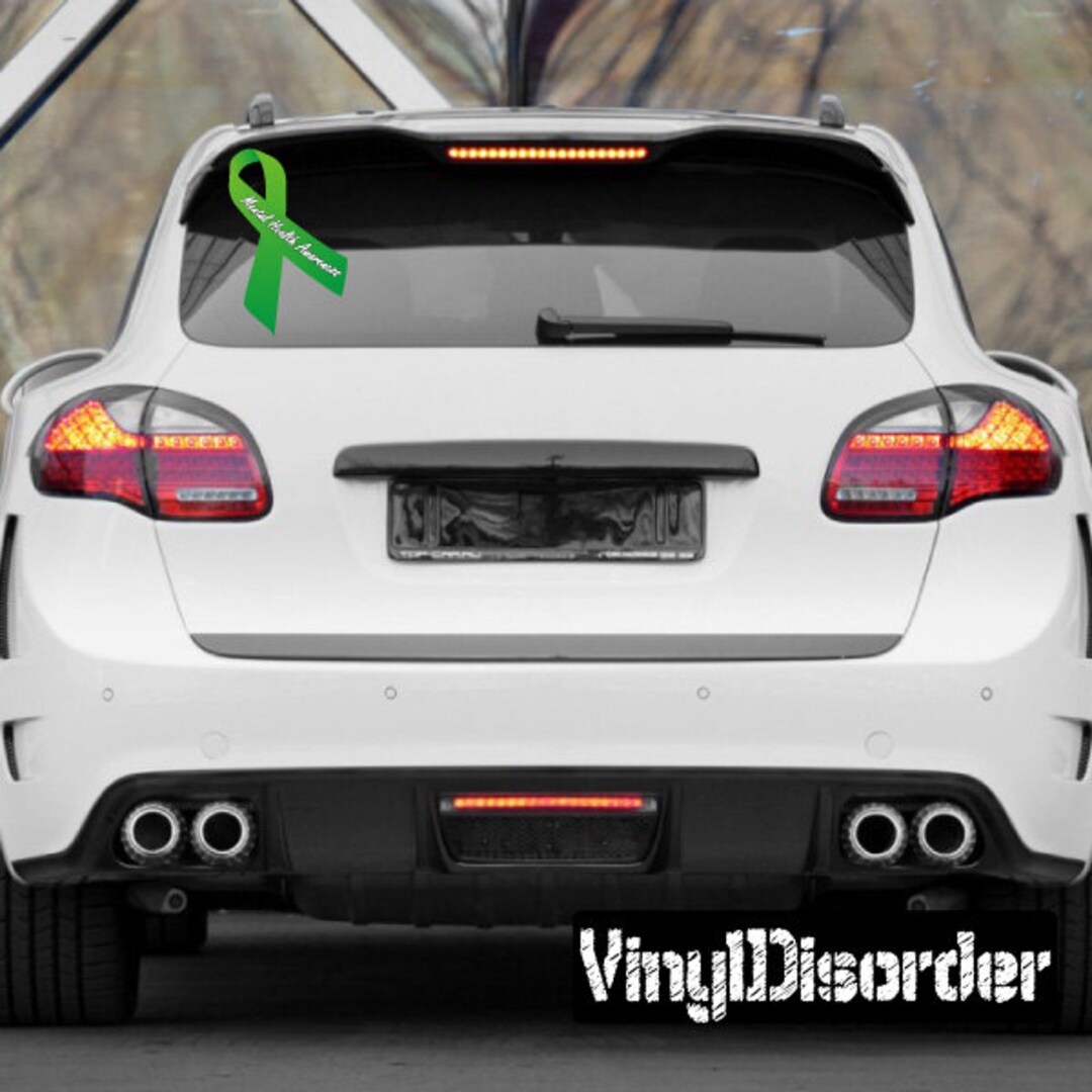Mental Health Awareness Ribbon Vinyl Wall Decal or Car Sticker - Etsy