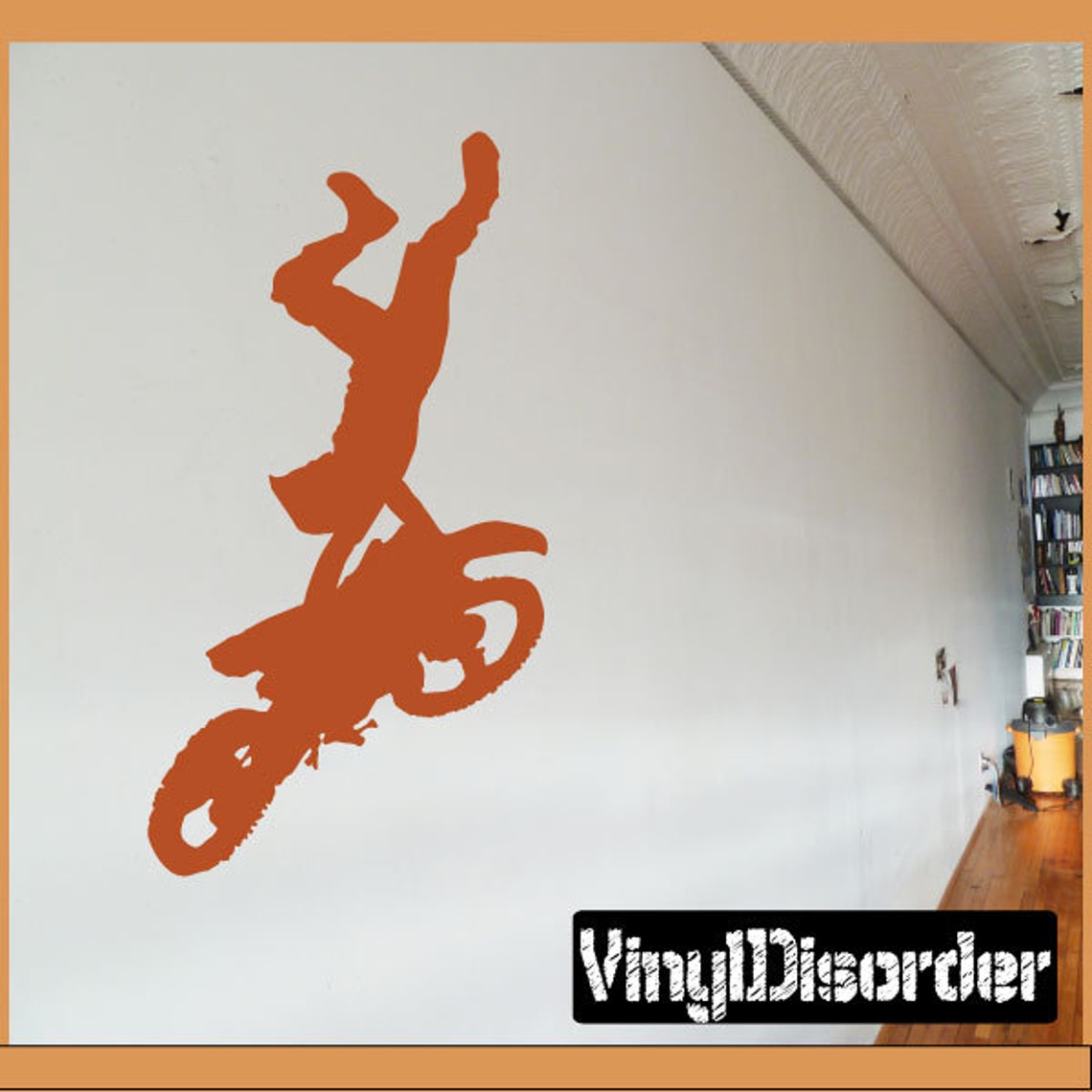 Dirt Bike Vinyl Wall Decal or Car Sticker dirtbikeal004ET Etsy