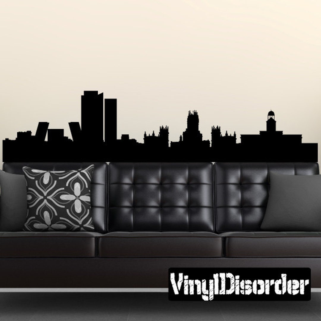 Madrid Spain Skyline Vinyl Wall Decal or Car Sticker SS107ET