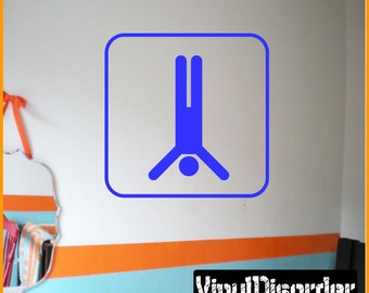 Break Dancing Vinyl Wall Decal or Car Sticker  - breakdancingal005ET