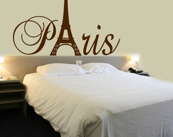 Paris Tower - Girls Room Decor - Wall Decal - Home Decor - Vinyl Lettering - Wall Saying - Sticker - patogirowadeET