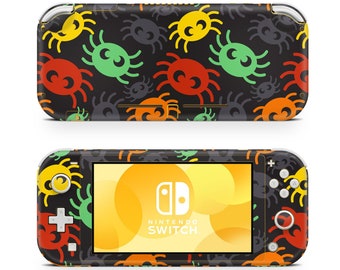 Süße bunte Spinnen Nintendo Switch Lite Wrap Skin