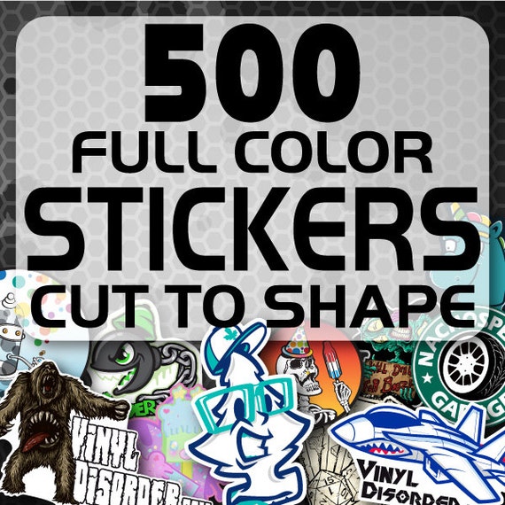 Save Over 40% Today 500 Custom Stickers for $89 – Sticky Brand 500 Personalized Stickers display picture 1