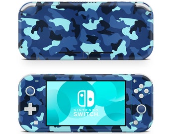 BLUE CAMO camouflage Nintendo Switch Lite Wrap Skin