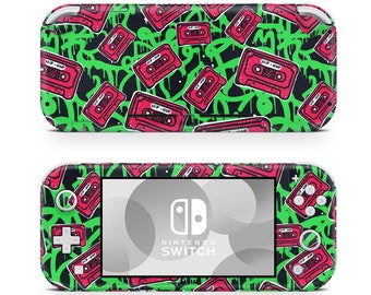 Graffiti Hip Hop Cassette Tape Nintendo Switch Lite Wrap Skin