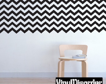 Chevron Wall Pattern Vinyl Wall Decal Or Car Sticker - Mvd001ET