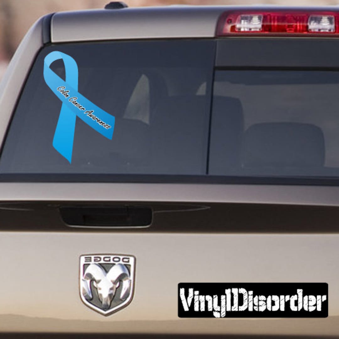 Colon Cancer Blue Ribbon Pinback Button