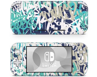 Graffiti Urban Sea Scrawl Nintendo Switch Lite Wrap Skin
