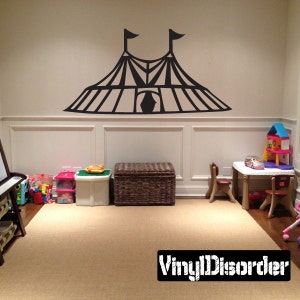 Circus Tent Vinyl Wall Decal Or Car Sticker Mv008ET image 1