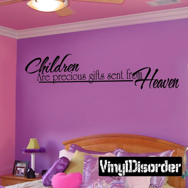 Wall Decal Quote Psalm 127:3 Children Are A Gift From The Lord