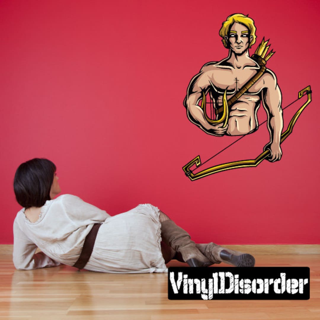 Greek God Wall Decal Wall Fabric Vinyl Decal Removable and Reusable