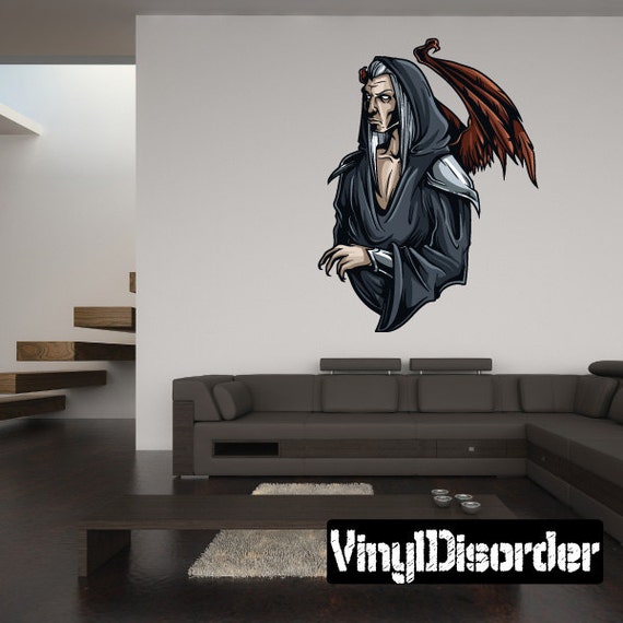 GreekGodUScolor018ET Removable and Reusable Wall Fabric Vinyl Decal Greek God Zeus Wall Decal