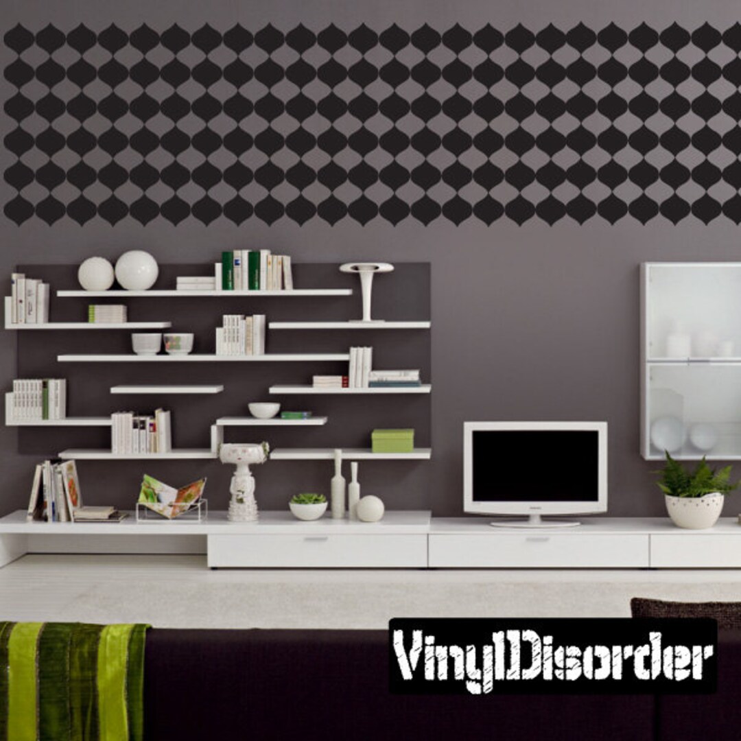 Wall Pattern Vinyl Wall Decal or Car Sticker - Mvd032et - Etsy