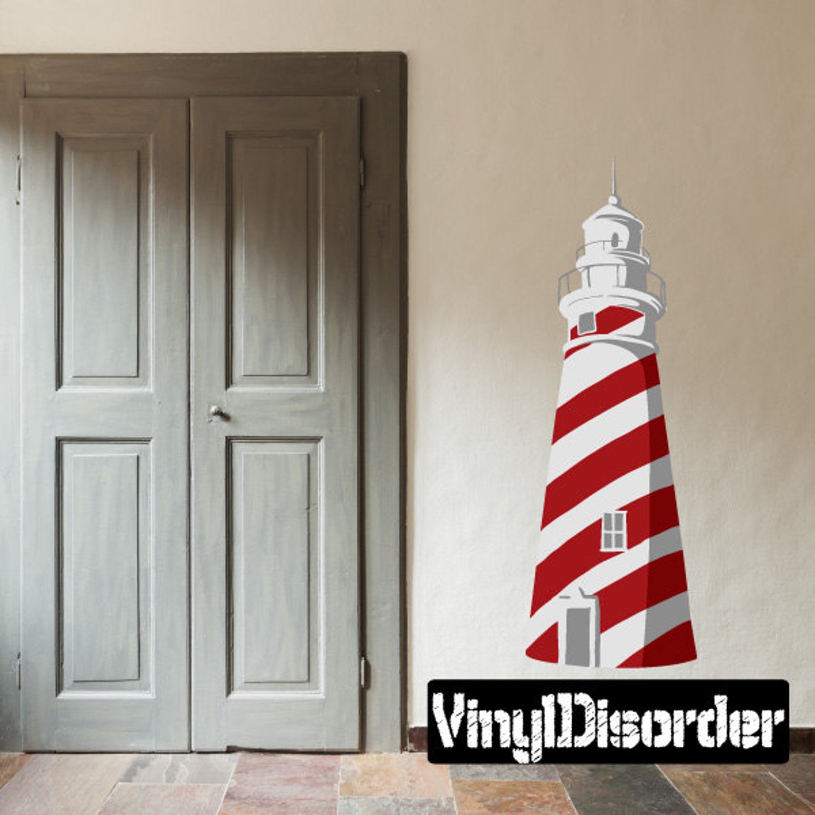 Lighthouse Wall Decal - Wall Fabric - Vinyl Decal - Removable and ...