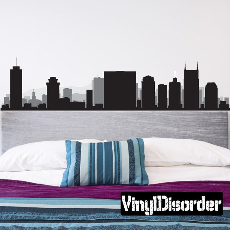 Nashville Tennessee Skyline Vinyl Wall Decal or Car Sticker - Etsy