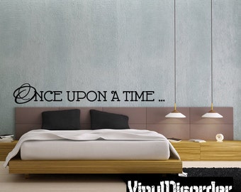 Once Upon a Time Princess Vinyl Wall Decal Or Car Sticker - Mv008ET
