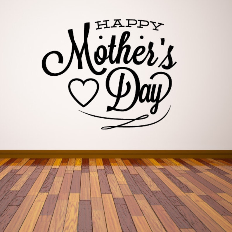 Happy Mothers Day Mothers Day Wall Decal Vinyl Decal Car - Etsy
