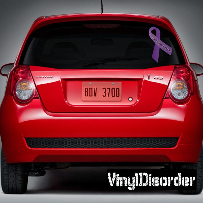 Hidradenitis Suppurativa Awareness Ribbon Vinyl Wall Decal or Car Sticker