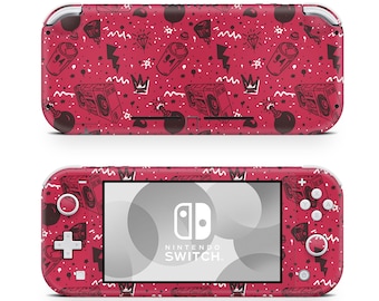 Graffiti Street Punk Red Nintendo Switch Lite Wrap Skin