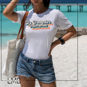 Jr Dragster Momma-skjorta - Jr Dragster Momma Retro-skjorta - Jr Dragster-skjorta - Dragracing-skjorta - Racing-skjorta Unisex mjuk t-shirt