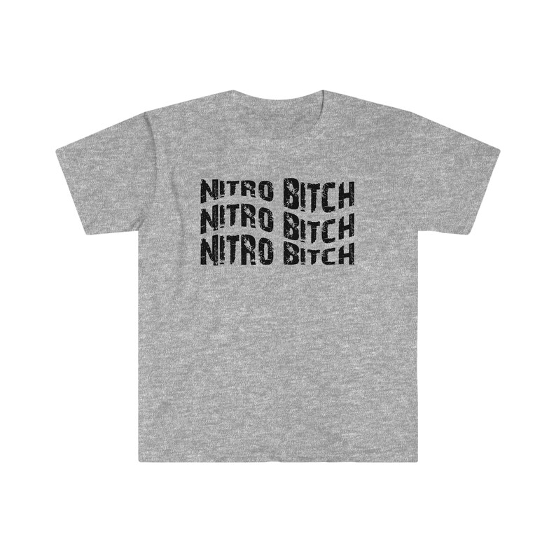 Nitro Bitch Drag Racing T-shirt - Racingtröja - Drag Racing-tröja - Racing T-shirt - Racing-t-shirt Unisex mjuk T-shirt bild 7