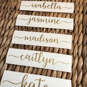 Name Sticker - Name Decal - Name Label for School - Vinyl Name Sticker - Sticker Sheet - Custom Name Sticker - Name Sticker for School