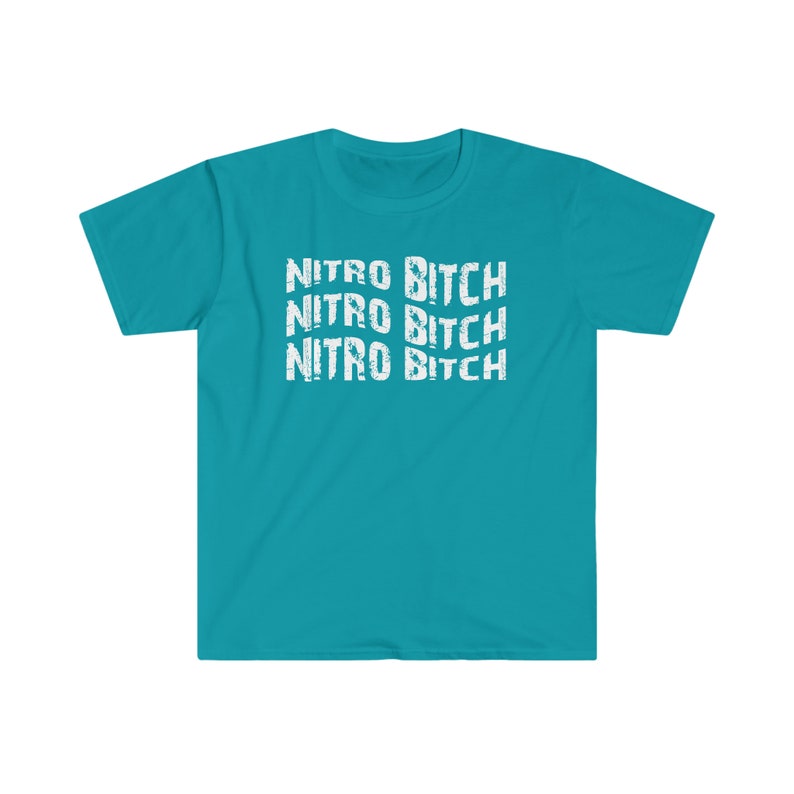 Nitro Bitch Drag Racing T-shirt - Racingtröja - Drag Racing-tröja - Racing T-shirt - Racing-t-shirt Unisex mjuk T-shirt bild 8
