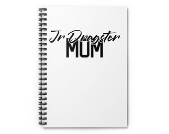 Jr Dragster Mom Spiral Notebook - Drag Racing Notebook - Jr Dragster Mom - Ruled Line