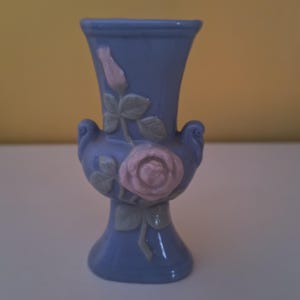 Vintage Mini Blue Bud Vase