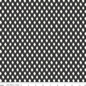 Honey bee by my minds eye for Riley Blake, plaid in black, C11703