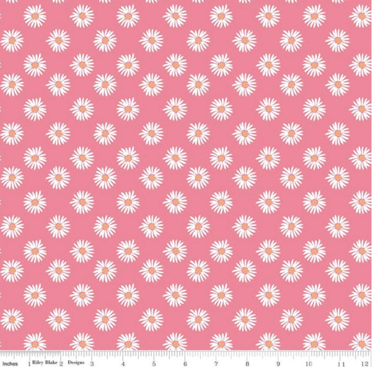 Riley Blake Flora No.6 by Echo Park Paper Co. C14461-pink, Daisy